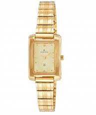 Maxima Analog Gold Dial Women`s Watch - 02410CPLY