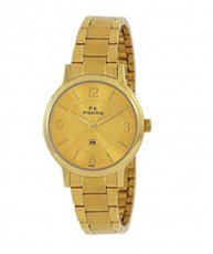 Maxima Analog Gold Dial Women`s Watch - 48230CMLY