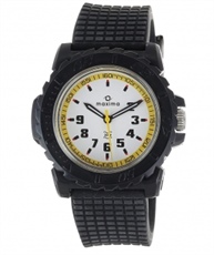 Maxima Analog White Dial Men`s Watch - 12030PPGW