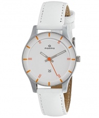 Maxima Analog White Dial Women`s Watch - 41271LMLI