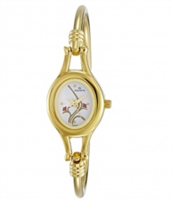 Maxima Analog White Dial Women`s Watch - 42022BMLY