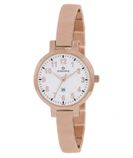 MAXIMA Analog White Dial Women`s Watch - 43090BMLR