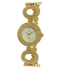 MAXIMA Analog White Dial Women`s Watch-52680BMLY