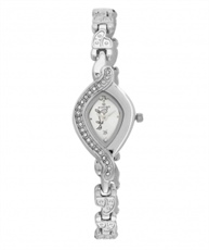 Maxima Attivo Collection Analog Silver Dial Women`s Watch - 36092BMLI