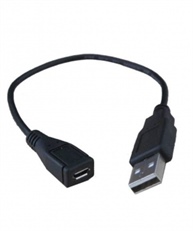 MORPHO 1300 E2, E3 OTG CABLE (COMPATIBLE WITH LAPTOP, TABLET, MP3, GAMING DEVICE, BLACK)