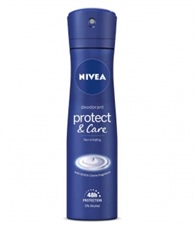 NIVEA Deodorant, Protect and Care, 150ml