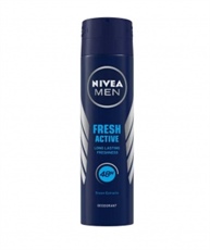 NIVEA MEN Fresh Active Original Deodorant, 150ml, Longlasting fragrance with Ocean Extracts