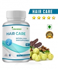 Oriander Natural and Organic Hair Care Extract (800 mg) - Pack of 60 Capsules