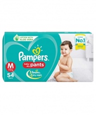 Pampers New Diapers Pants, Medium (54 Count)