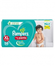 Pampers New Diapers Pants, XL (56 Count)