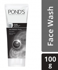 Pond`s Pure White Anti Pollution With Activated Charcoal Facewash, 100gm