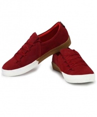 RED CASUAL SHOES