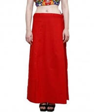 RED PETTICOAT COTTON BLEND PETTICOAT (FREE)