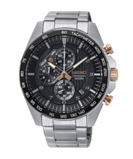 Seiko Analog Black Dial Men`s Watch