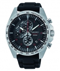 Seiko Analog Black Dial Men`s Watch