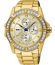 Seiko Analog White Dial  Women`s Watch