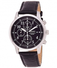 Seiko Dress Chronograph Black Dial Men`s Watch