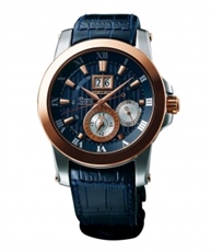 Seiko Premier Analog Blue Dial Men`s Watch 