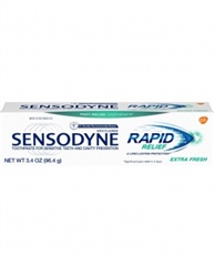 Sensodyne Extra Fresh Rapid Relief Sensitivity Toothpaste for Sensitive Teeth (3.4 oz)