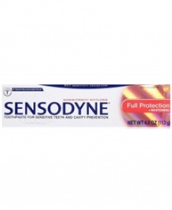 Sensodyne Toothpaste for Sensitive Teeth and Cavity Prevention, Maximum Strength, Full Protection, 4-Ounce Tubes (Pack of 2)