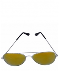 SILVER FRAME GREEN AVIATOR