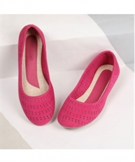 Sindhi Footwear Women`s Pink Rexin Casual Ballerinas