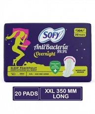 Sofy Anti Bacteria Overnight - XXL (20 Pieces)