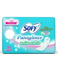 Sofy Anti Bacteria Panty Liner - 18 Pieces