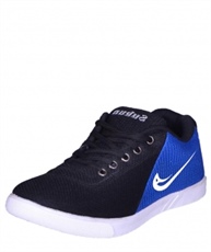 Sukun Black & Blue Sneaker Casual Shoes