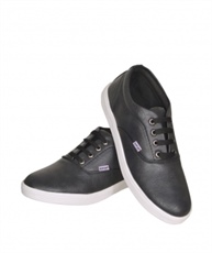 Sukun Black Sneaker Canvas Casual Shoes