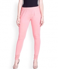 Swag  Cotton Leggings Churidar, Comfortable, and Soft Leggings(baby pink)