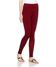 Swag  Cotton Leggings Churidar, Comfortable, and Soft Leggings(mehroon)