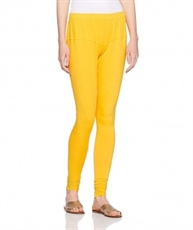 Swag  Cotton Leggings Churidar, Comfortable, and Soft Leggings(yellow)