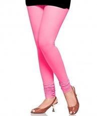 Swag  Leggings Churidar comfortable for girls stylish and soft leggings(baby pink)