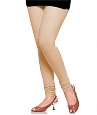 Swag  Leggings Churidar comfortable for girls stylish and soft leggings(biege)