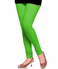 Swag  Leggings Churidar comfortable for girls stylish and soft leggings(bright green)