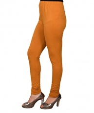 Swag Women`s Cotton Churidar Leggings (COLOUR : MUSTARD)