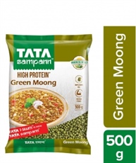 Tata Sampann Green Moong, Whole, 500gm