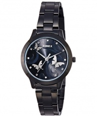 Timex Analog Black Dial Women`s Watch - TW000T609