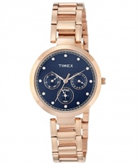 Timex Analog Blue Dial Women`s Watch - TW000X215