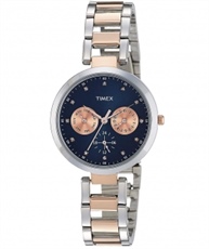 Timex Analog Blue Dial Women`s Watch-TW000X210