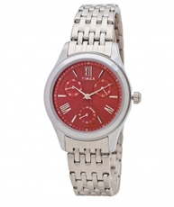 Timex Analog Red Dial Women`s Watch - TW000W215