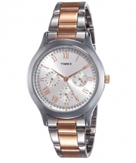 Timex Analog Silver Dial Women`s Watch - TW000Q807