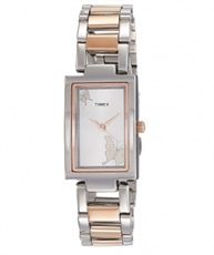 Timex Analog Silver Dial Women`s Watch - TWEL11302