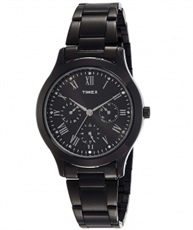 Timex Chronograph Black Dial Women`s Watch-TW000Q809