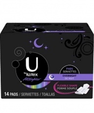 U by Kotex U by Kotex All Nighter Pads Overnight 14 Each (Pack of 3)