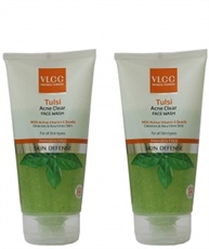 VLCC Tulsi Acne Clear Face Wash Combo (150gm*2) (Pack of 2)