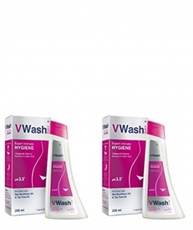 VWash Plus Intimate Hygiene Wash - 200 ml (Pack of 2)