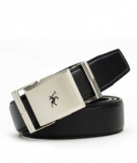 Winsome Deal Black Leather Formal Belt For Men`s