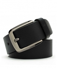 Winsome Deal Black Leather Formal Belt For Men`s